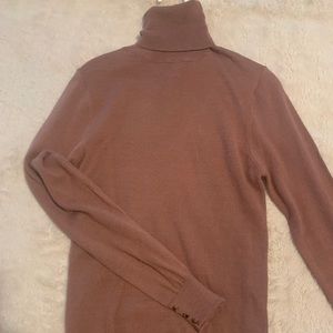 Brown Turtle Neck Sweater